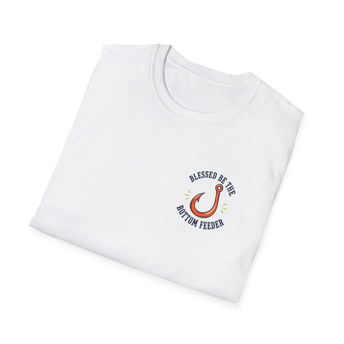 Blessed Be the Bottom Feeder Christian Fishing T-Shirt - Psalm 40:2