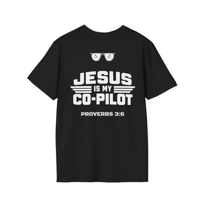 Jesus Is My Co-Pilot Proverbs 3:6 Christian T-Shirt