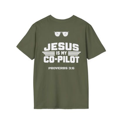 Jesus Is My Co-Pilot Proverbs 3:6 Christian T-Shirt