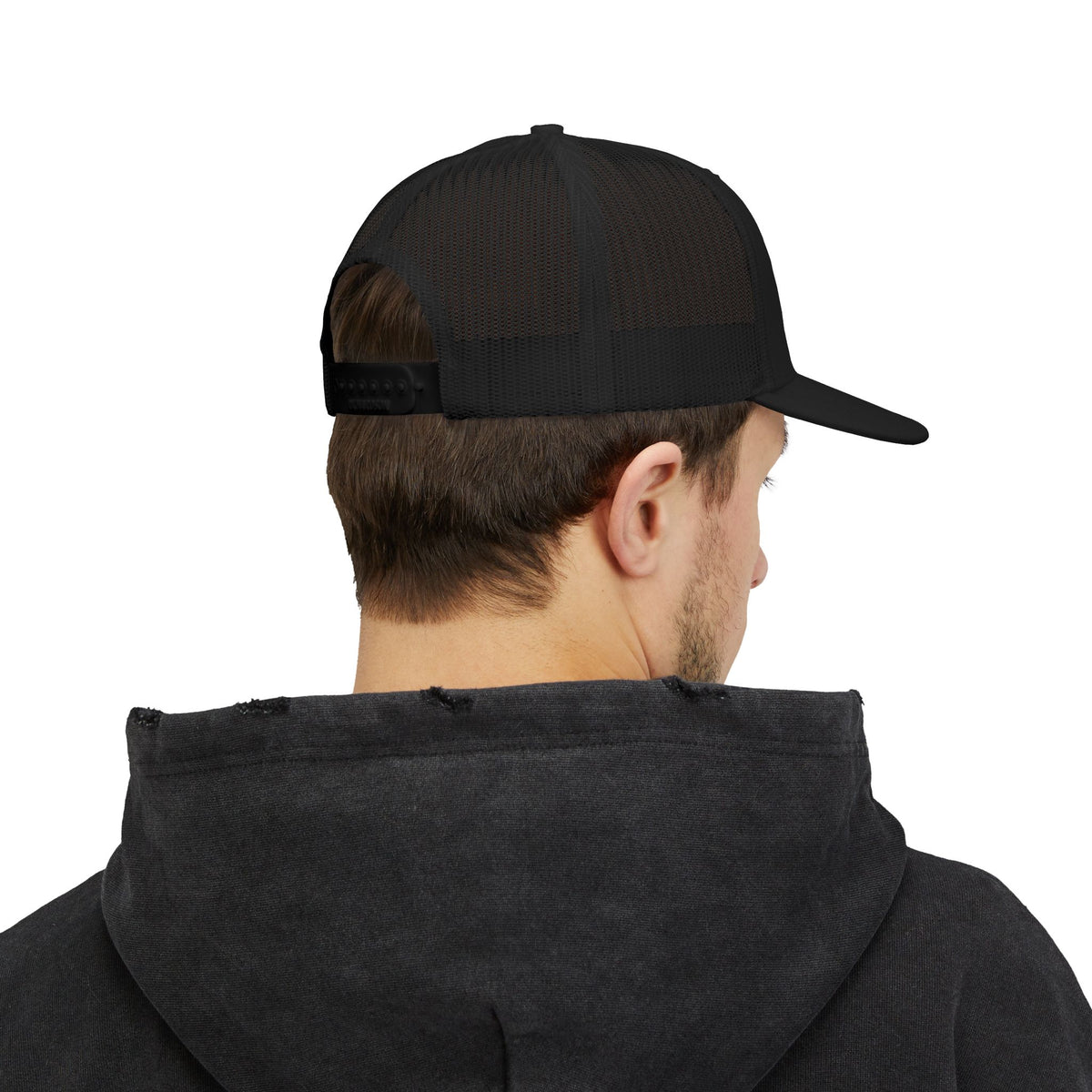 Bottom Feeder Catfish Trucker Hat - Black Richardson 112 Snapback