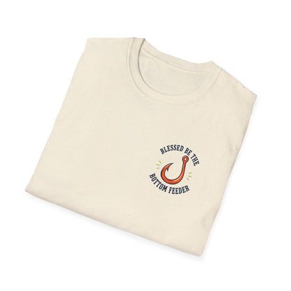 Blessed Be the Bottom Feeder Christian Fishing T-Shirt - Psalm 40:2