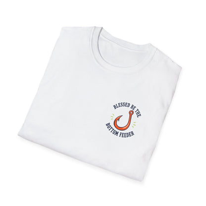Blessed Be the Bottom Feeder Christian Fishing T-Shirt - Psalm 40:2