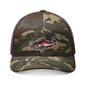 Catfish Camo Trucker Hat - Embroidered Catfish Fishing Cap