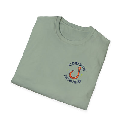 Blessed Be the Bottom Feeder Christian Fishing T-Shirt - Psalm 40:2