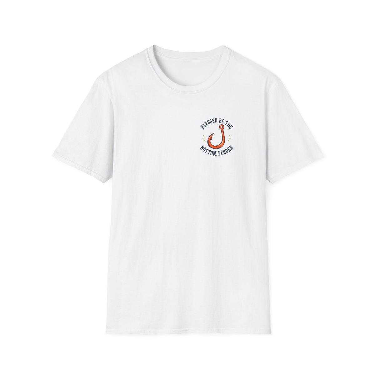 Blessed Be the Bottom Feeder Christian Fishing T-Shirt - Psalm 40:2