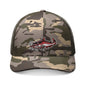 Catfish Camo Trucker Hat - Embroidered Catfish Fishing Cap