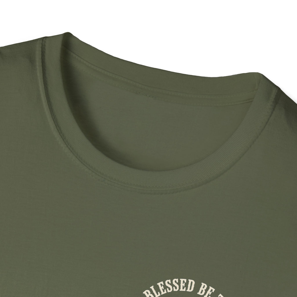 Blessed Be the Bottom Feeder Dark Christian Fishing T-Shirt - Psalm 40:2