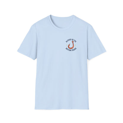 Blessed Be the Bottom Feeder Christian Fishing T-Shirt - Psalm 40:2